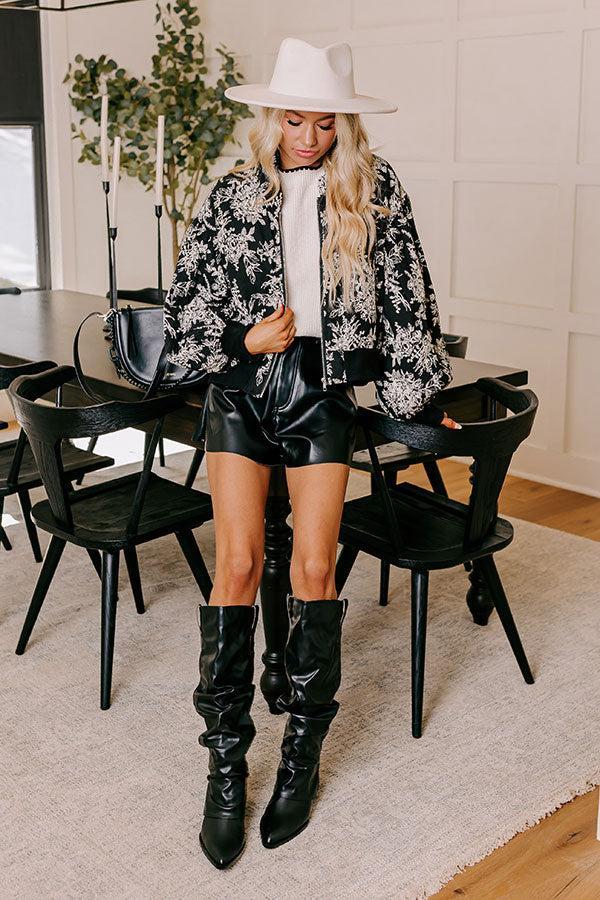 Brooklyn Babe Floral Bomber Jacket Product Image