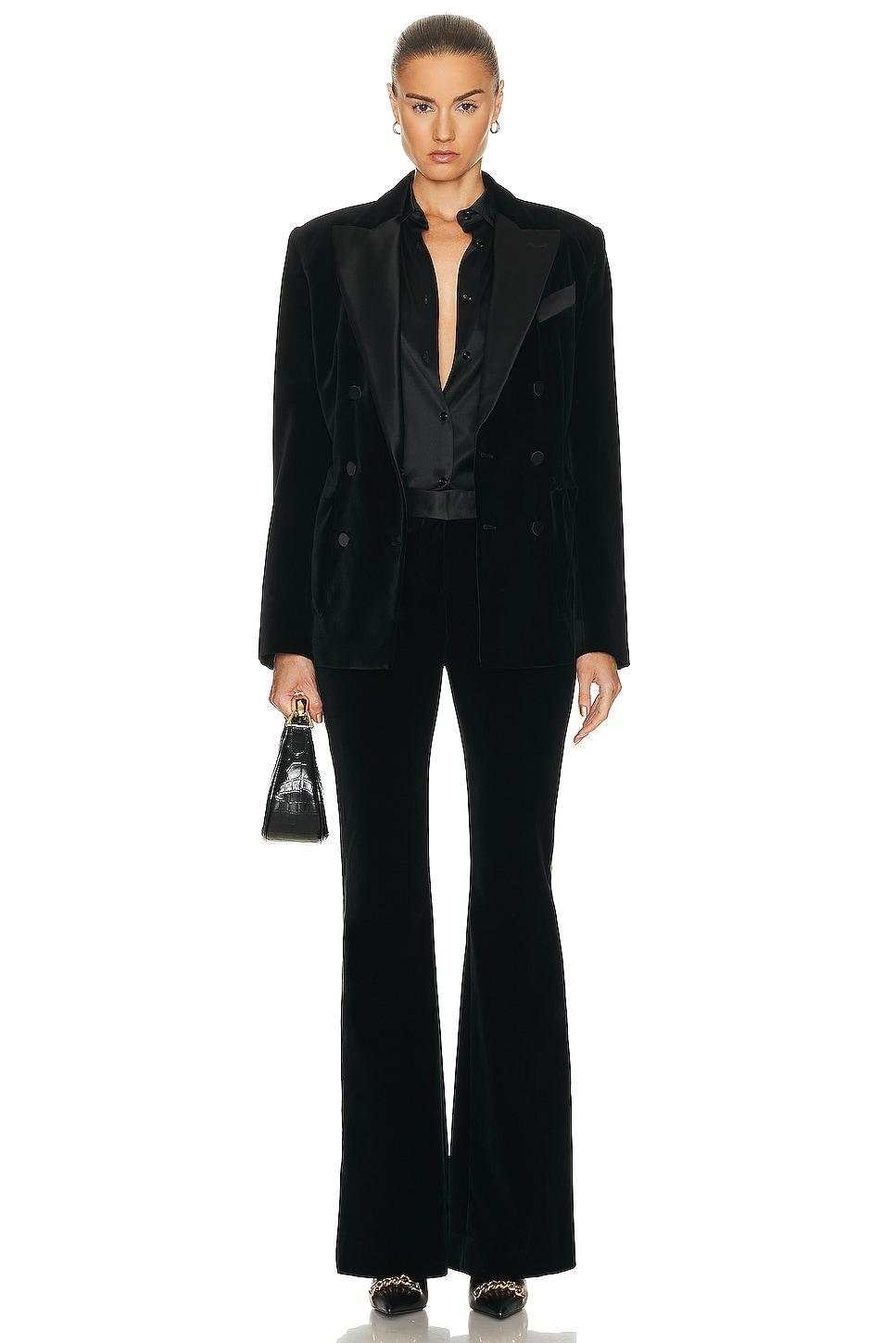 Velvet Tuxedo Relaxed Fit Jacket Product Image