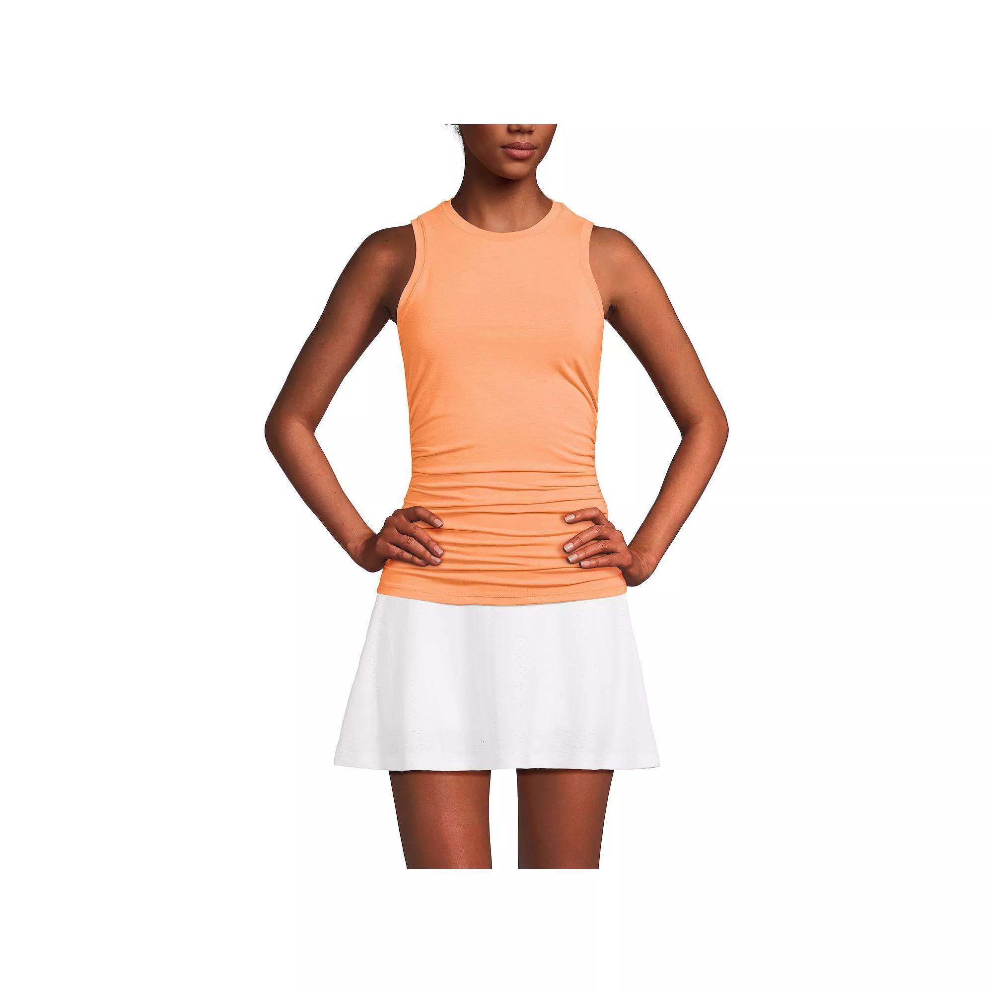 Womens Lands End Power Performance Fitted Tank Top Product Image
