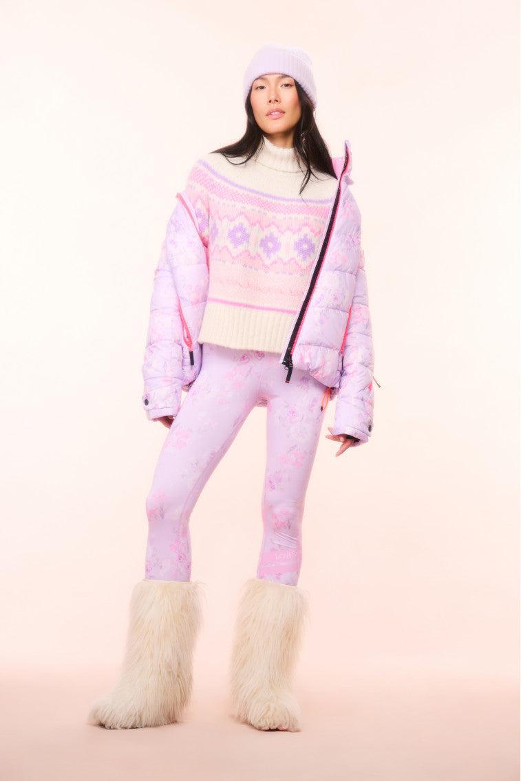 BOGNER FIRE+ICE x LoveShackFancy Love Leggings - HIBISCUS Product Image