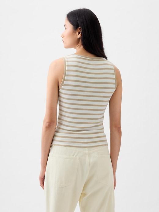 Linen-Blend Tank Top Product Image
