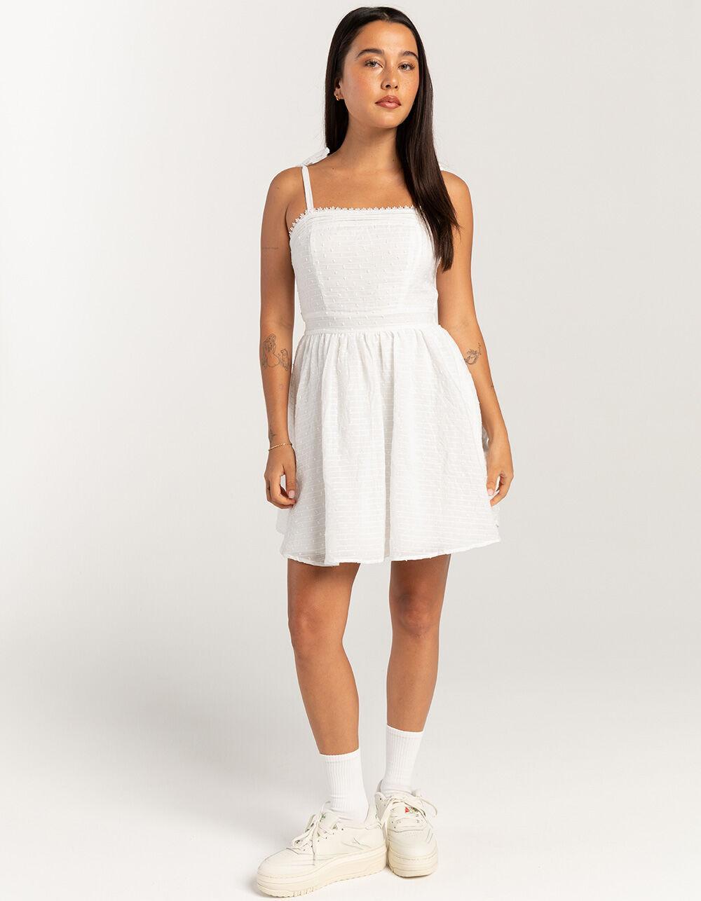 FULL TILT Texture Tie Back Womens Dress Product Image