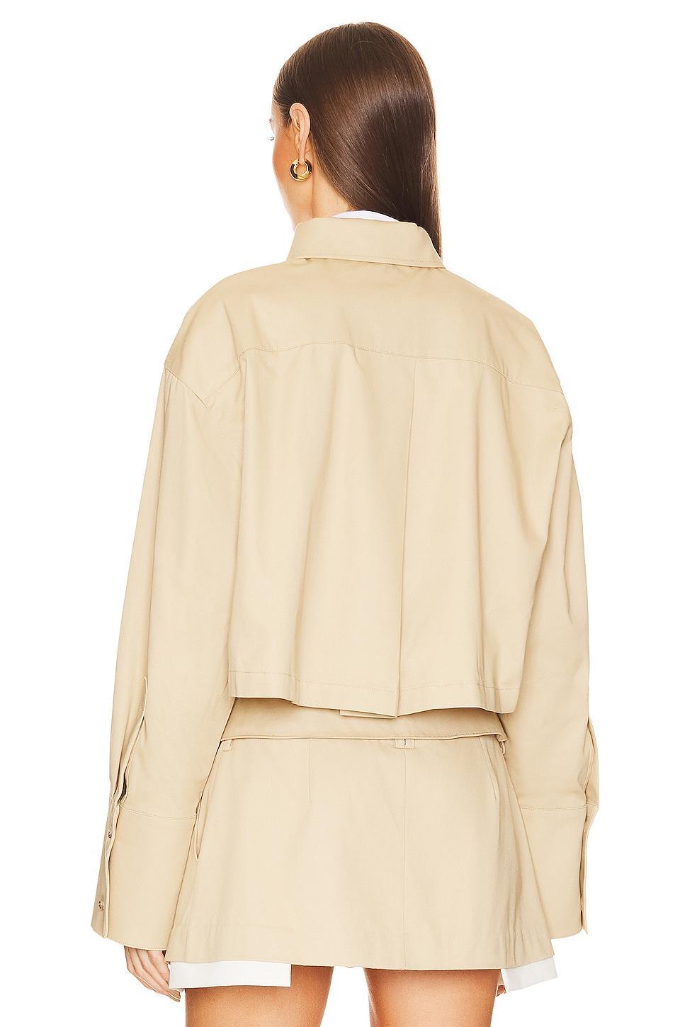 Chino Cropped Shirt Helsa Product Image