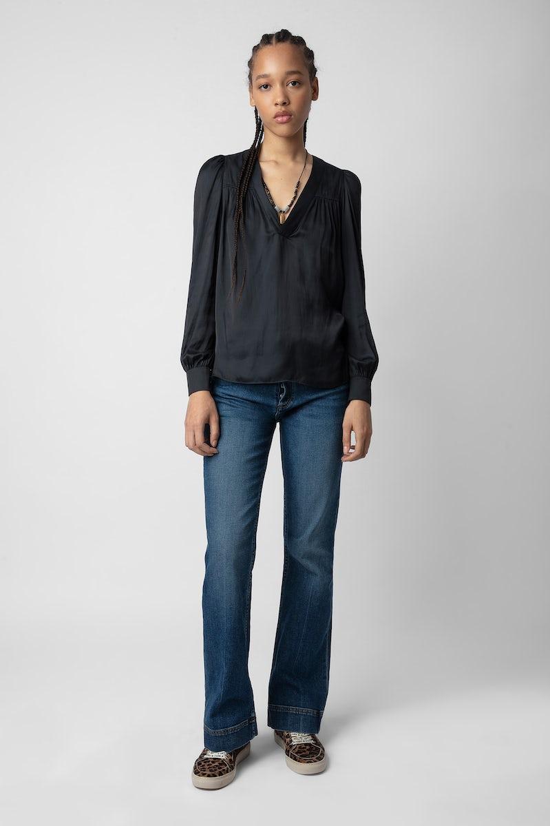 Zadig & Voltaire Telia Satin Blouse Product Image