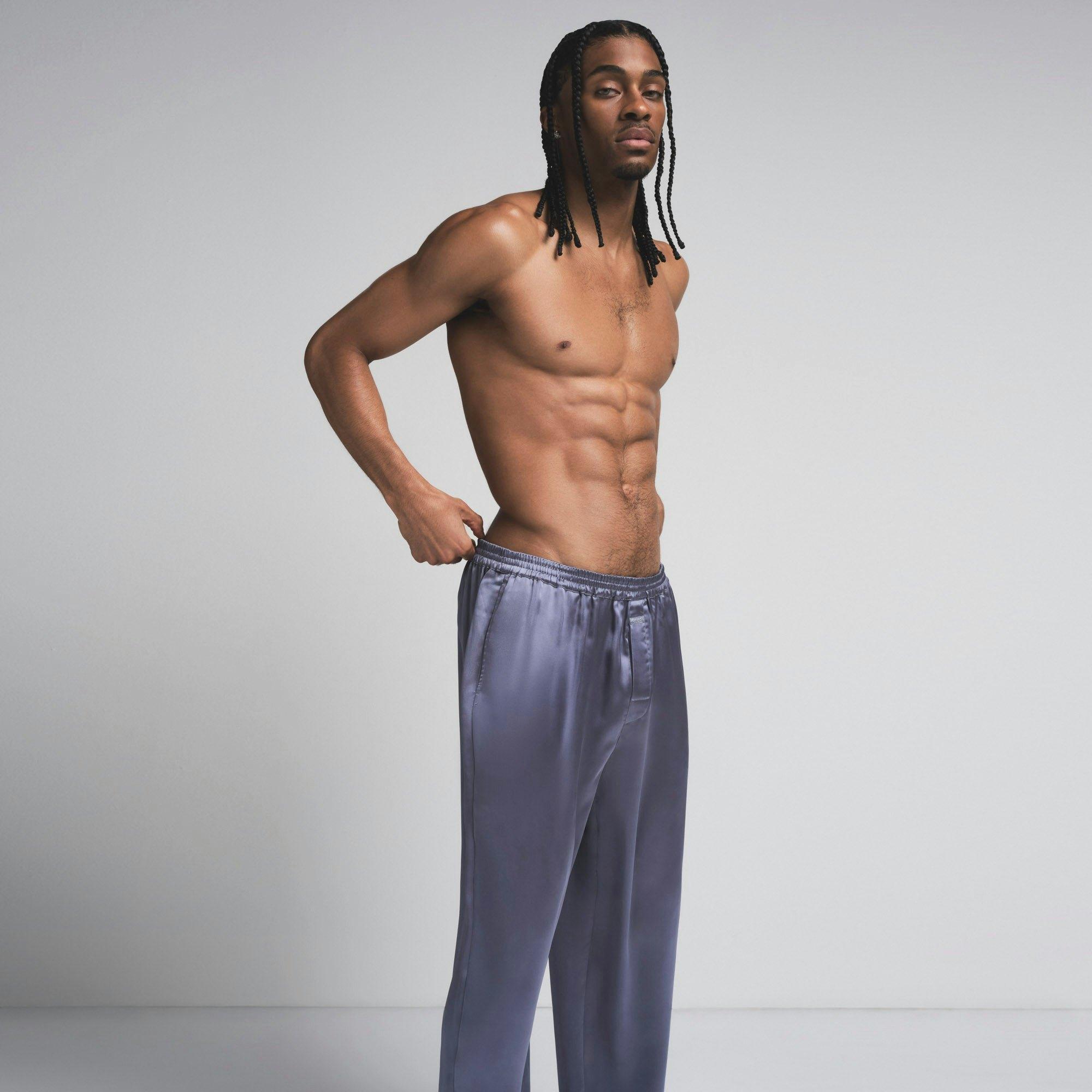 SATEEN SLEEP MENS PANT | SLATE Product Image
