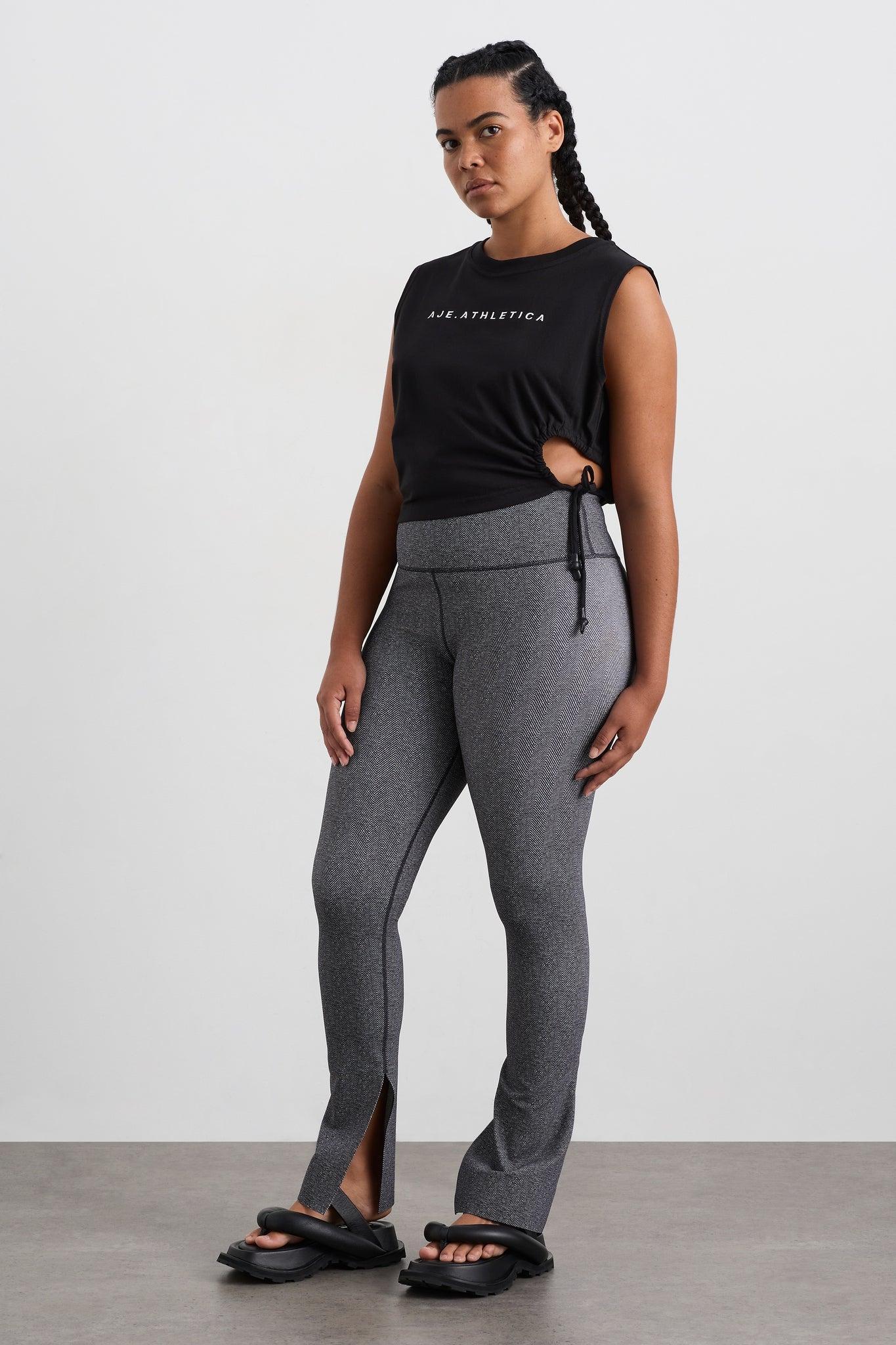 Split Hem Leggings 205 Product Image