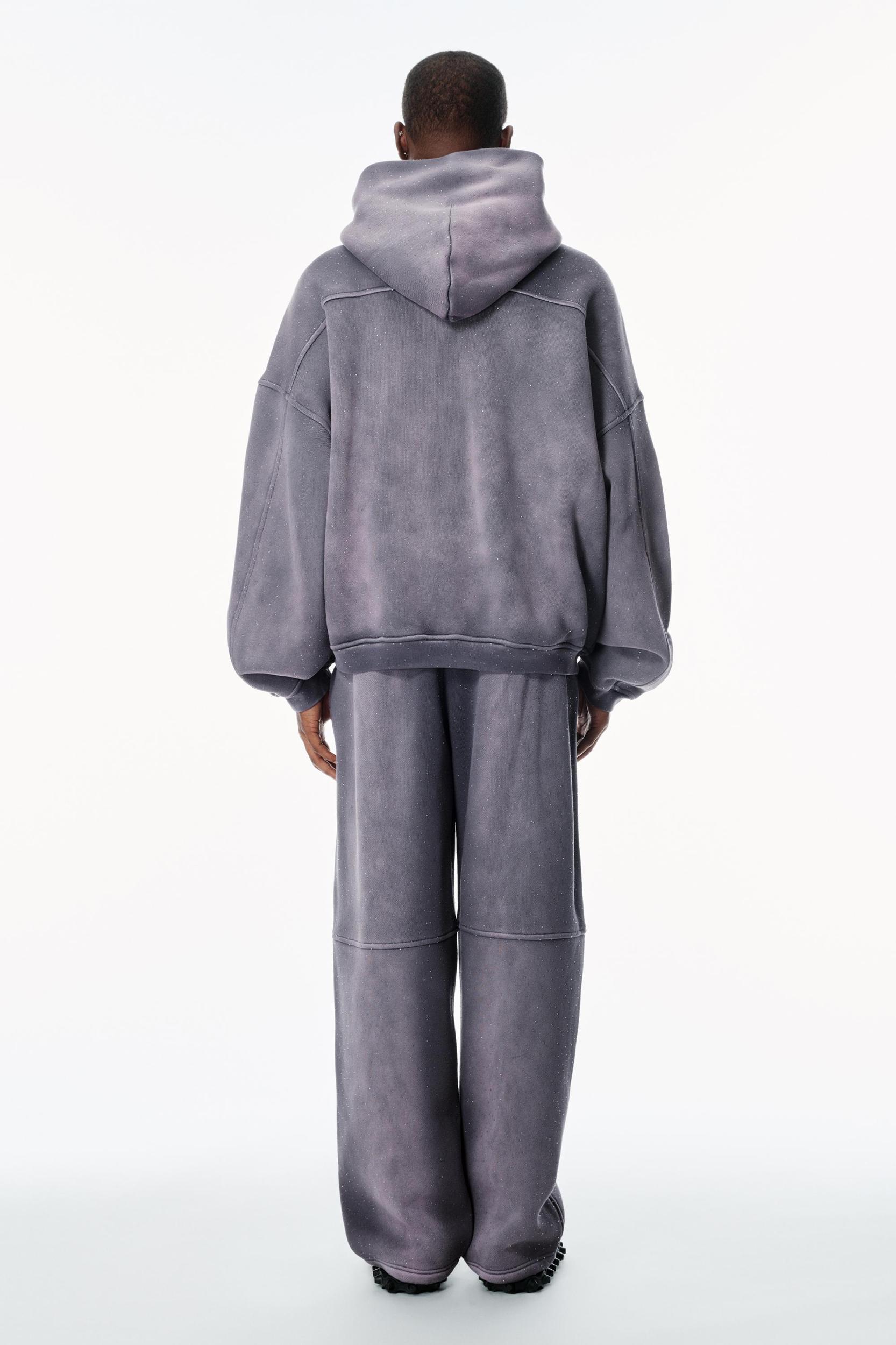 Crystal Hotfix Zip-up Hoodie Product Image