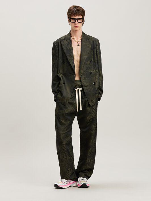 Palm jacquared blazer Product Image