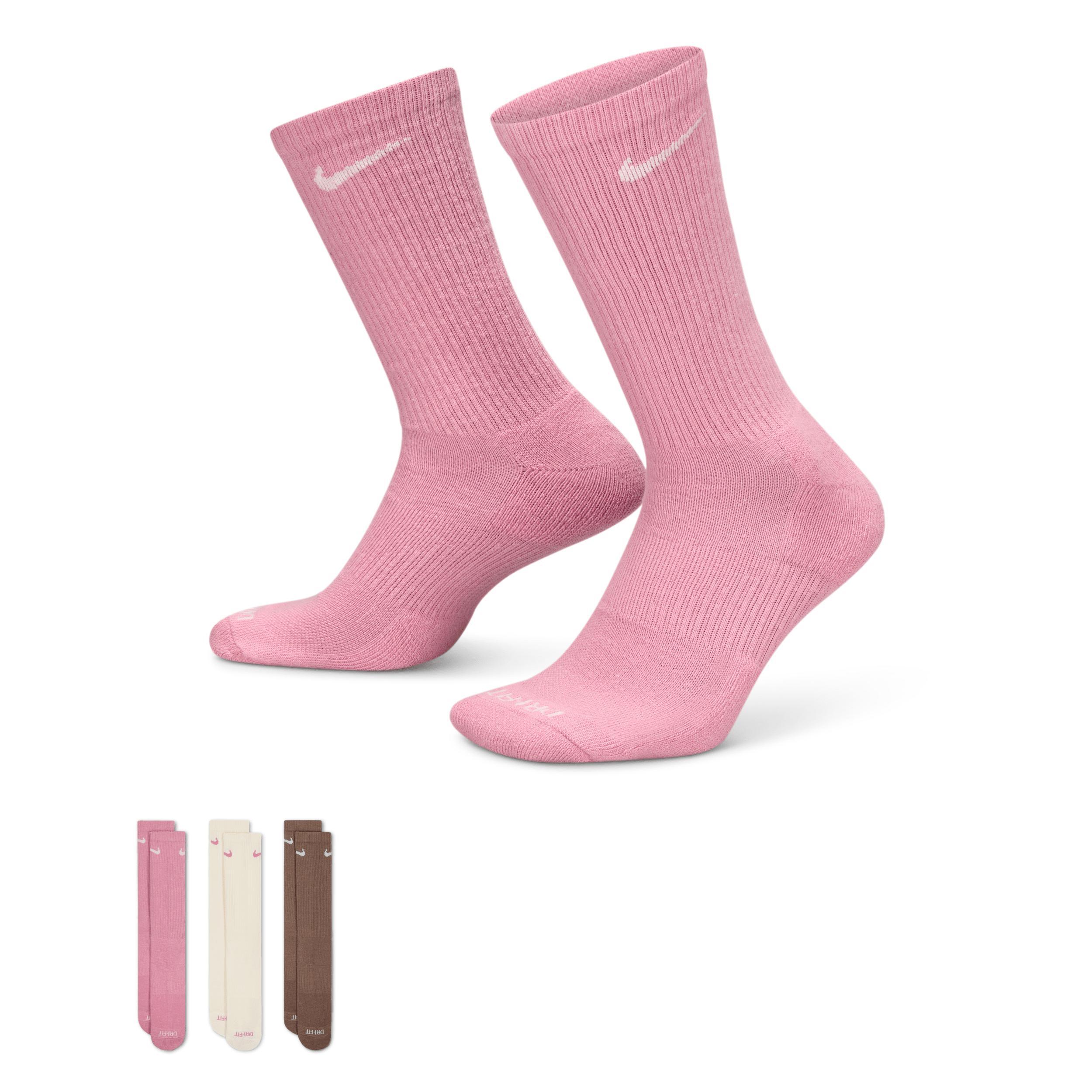 Nike Unisex Everyday Plus Cushioned Training Crew Socks (3 Pairs) Product Image