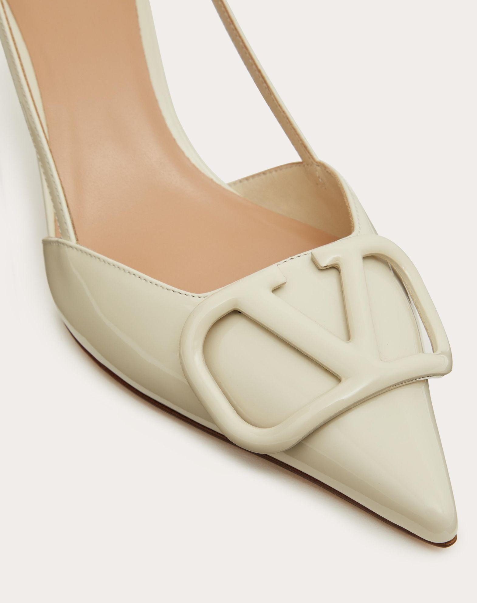 Vlogo Signature Patent Leather Slingback Pump 80Mm / 3.15 In. Product Image