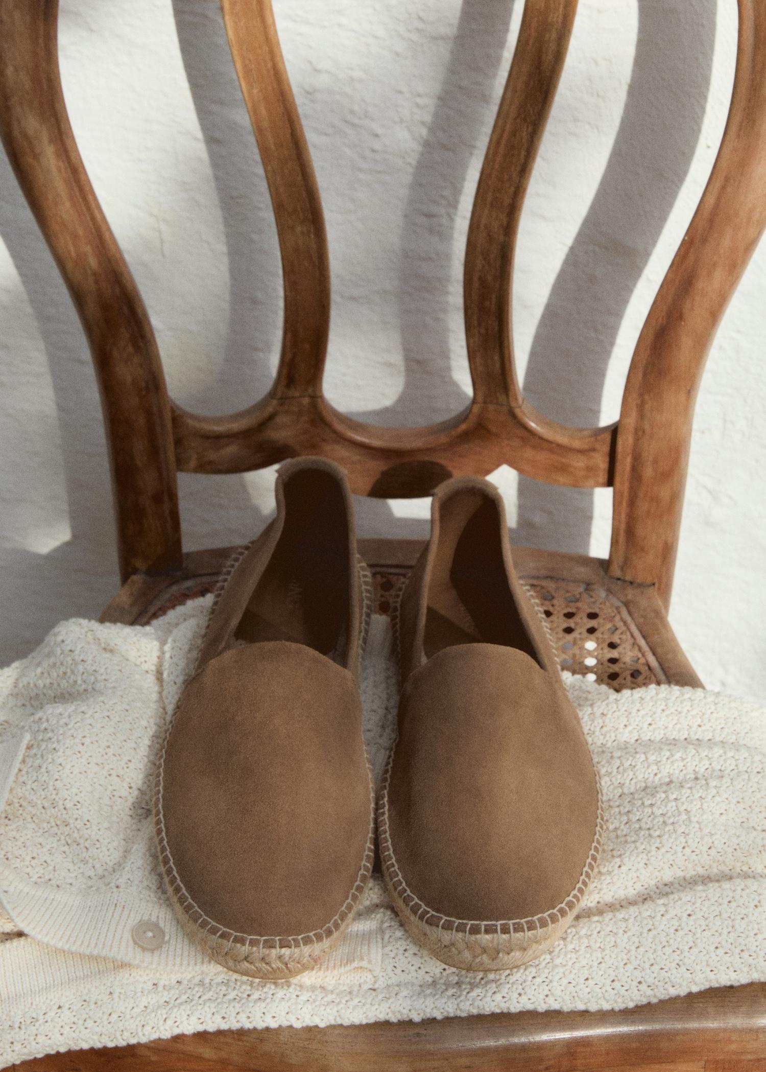 Jute suede espadrilles - Men | MANGO USA Product Image