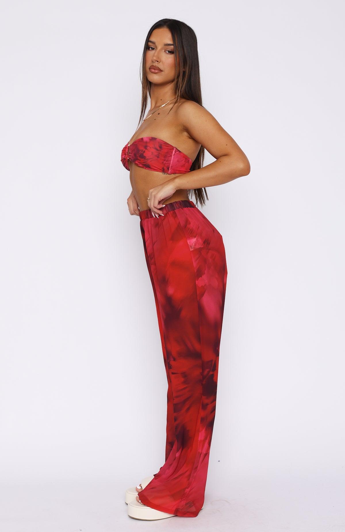 Something More Pants Cherry Desire Product Image