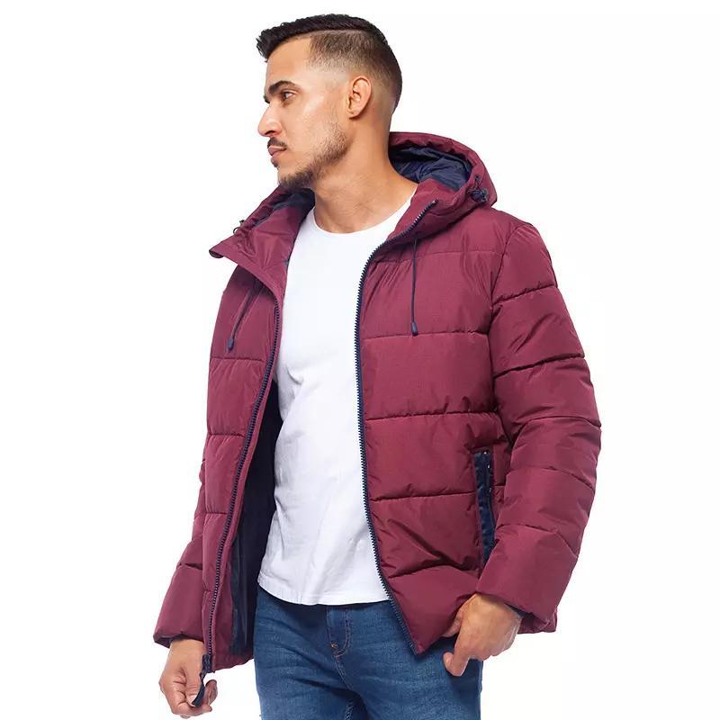 Men's Rokka&Rolla Thermal Heat Puffer Jacket, Size: Large, Blue Product Image