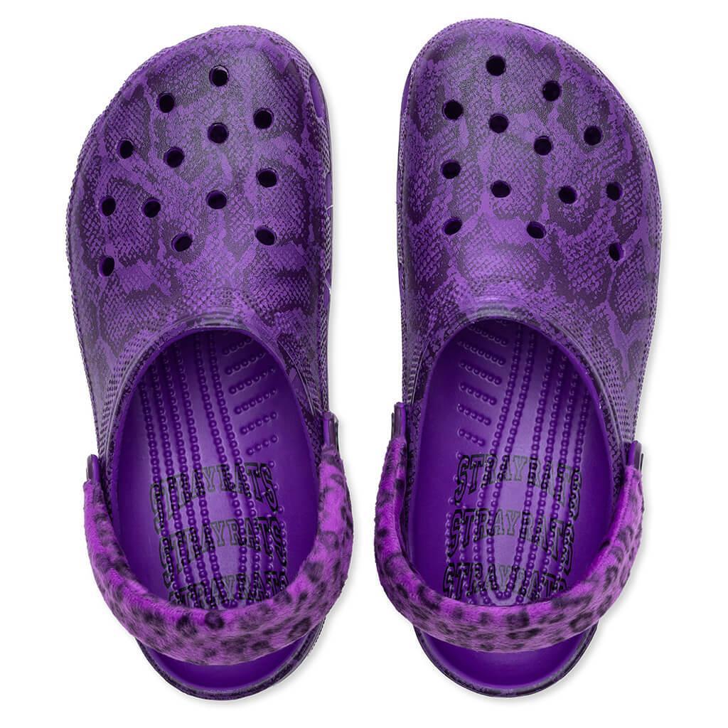 Crocs x Stray Rats Classic Clog - Ultraviolet Male Product Image