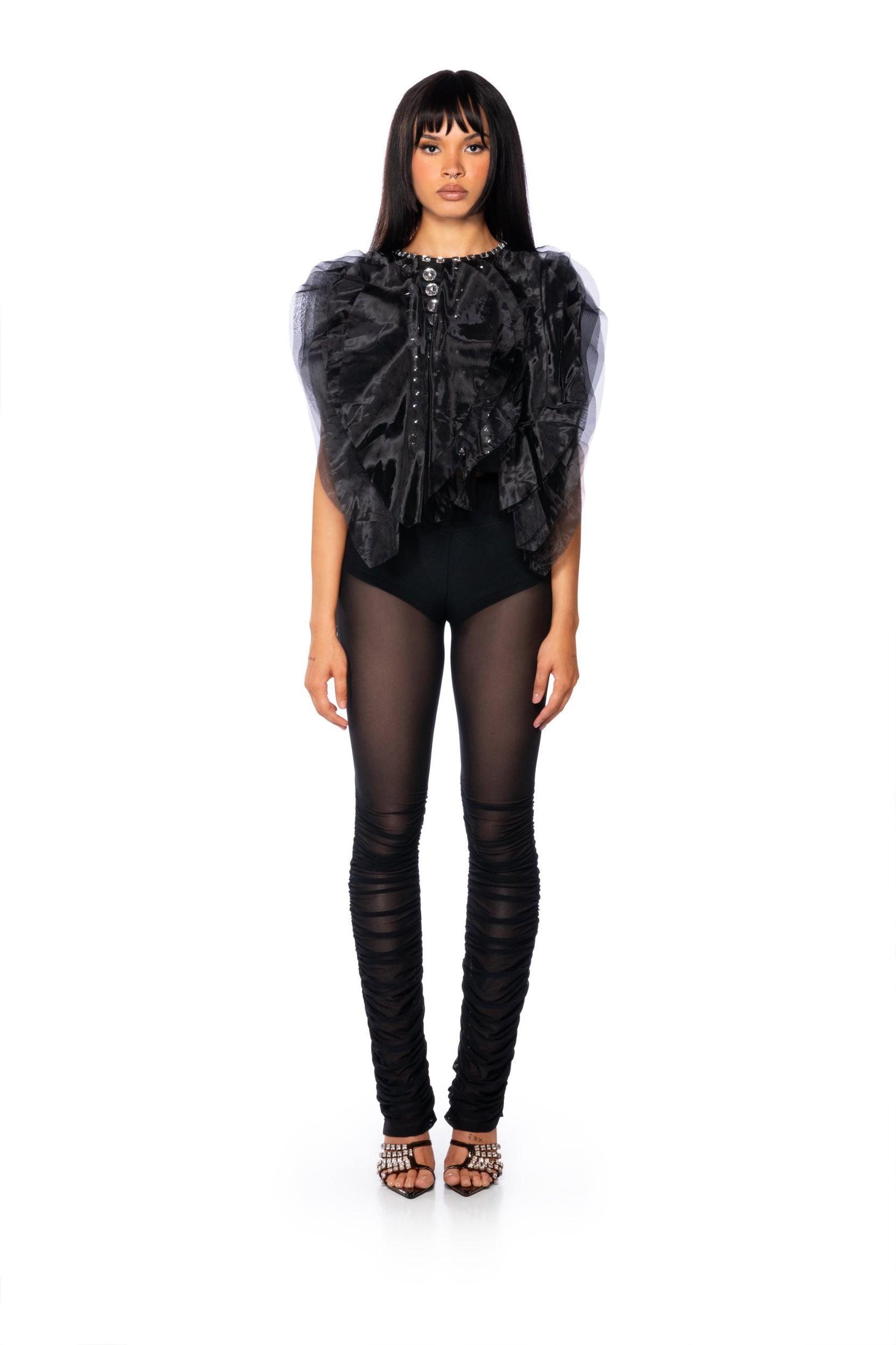SEARCHING FOR YOU LAYERED ORGANZA BLOUSE Product Image
