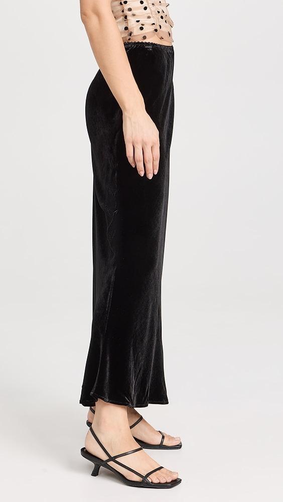 Reformation Layla Velvet Skirt | Shopbop Product Image