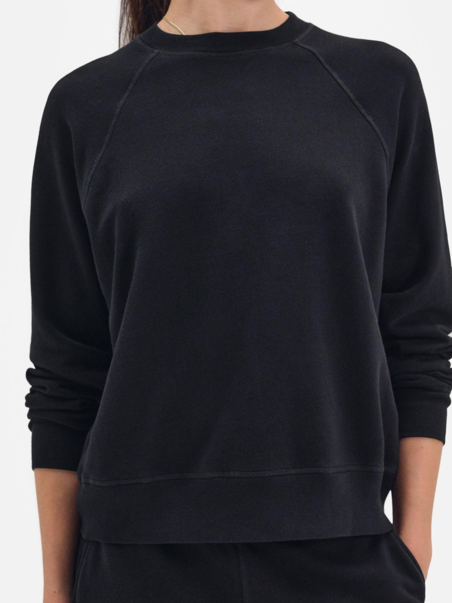 Organic Lightweight Terry Raglan Sweatshirt Female Product Image