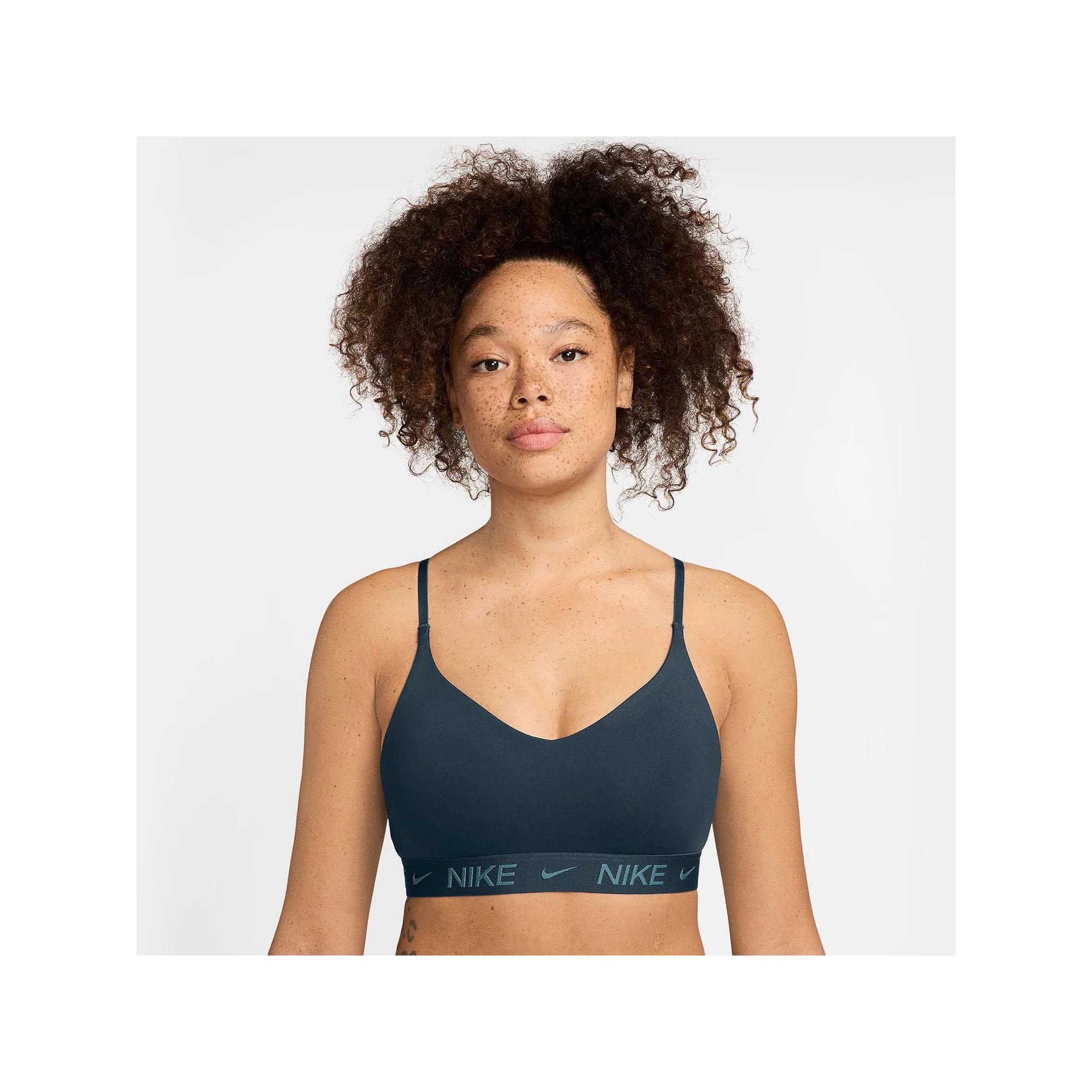 Nike Indy Light Support Padded Sports Bra, Women's, Size: XXL, Armory Blue Product Image