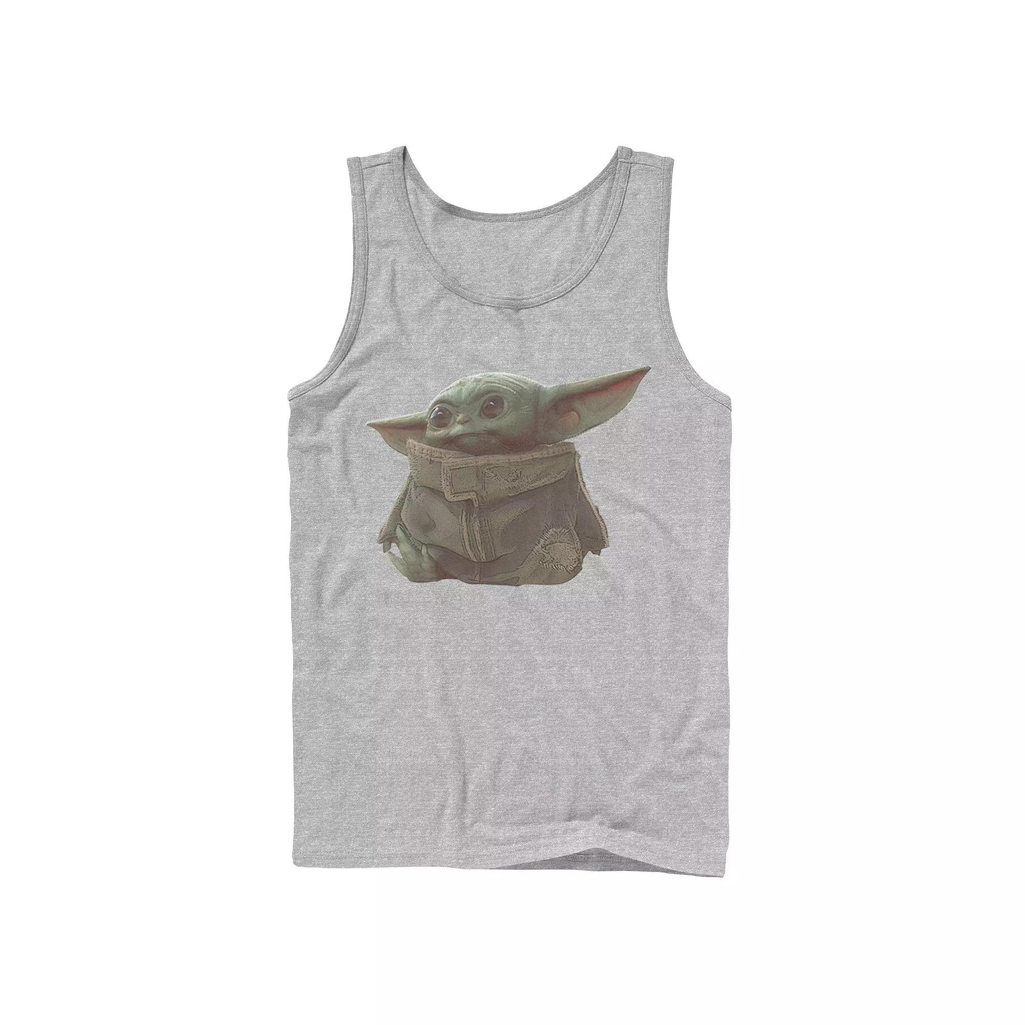 Mens Star Wars The Mandalorian The Child aka Baby Yoda Portrait Tank Top Product Image