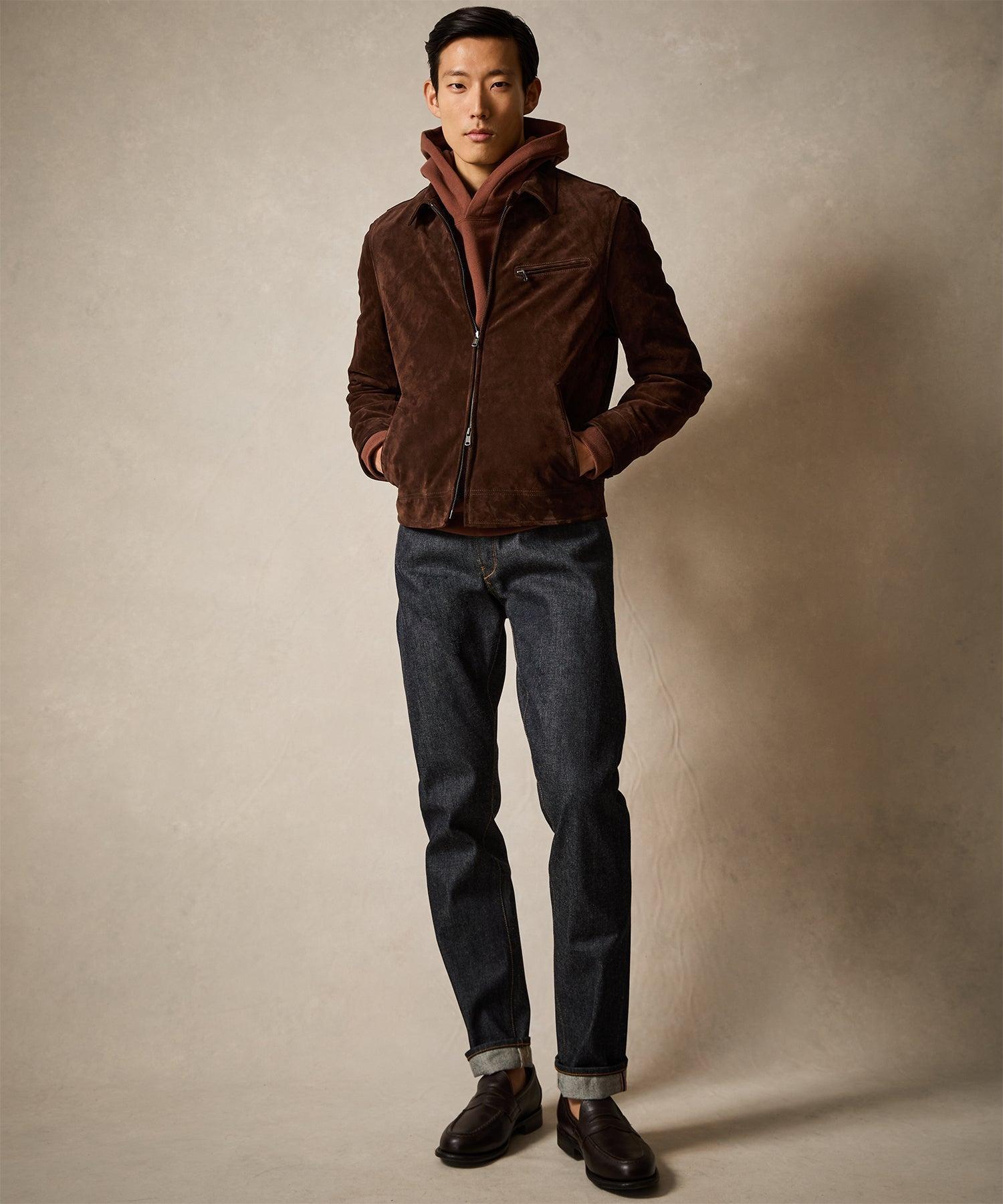 Italian Suede Dean Jacket Product Image