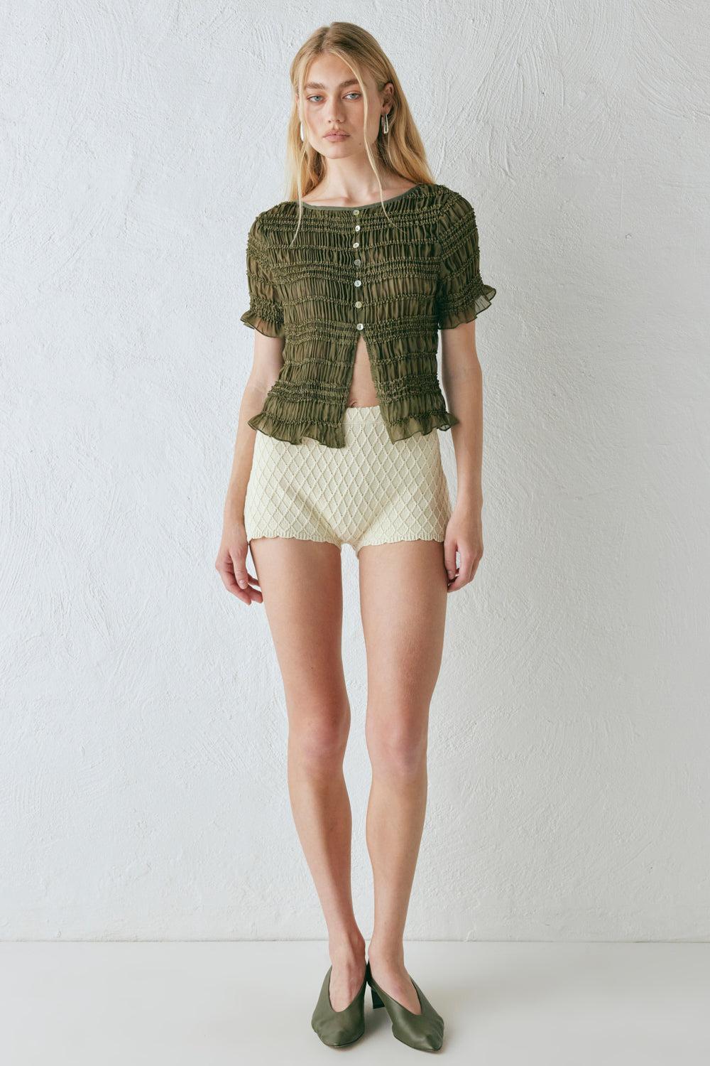 Sofia Top Khaki Product Image