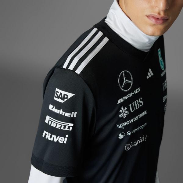 adidas MERCEDES - AMG PETRONAS FORMULA ONE TEAM DRIVER JERSEY Black S Mens Product Image