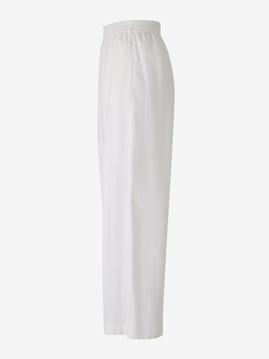 FABIANA FILIPPI Flowy Flannel Trousers In Beige Product Image