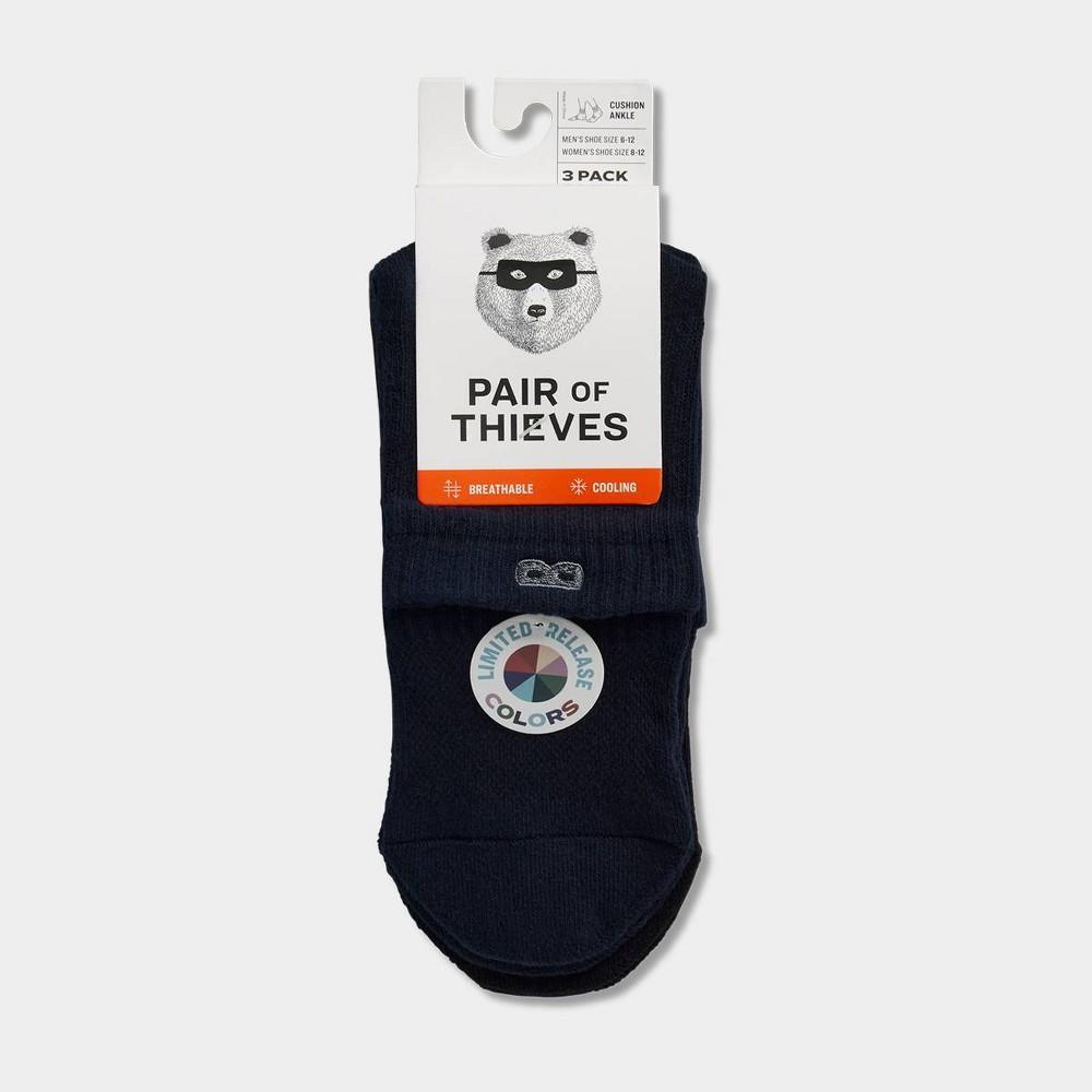Pair of Thieves Men's Ankle Socks 3pk 6-12 Product Image