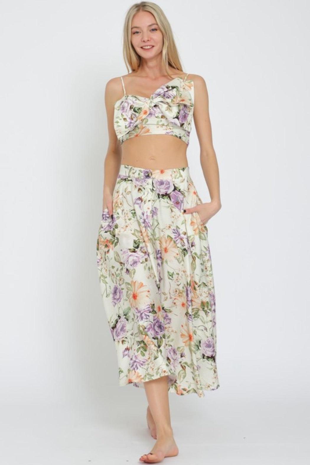 Floral Skirt Set Product Image