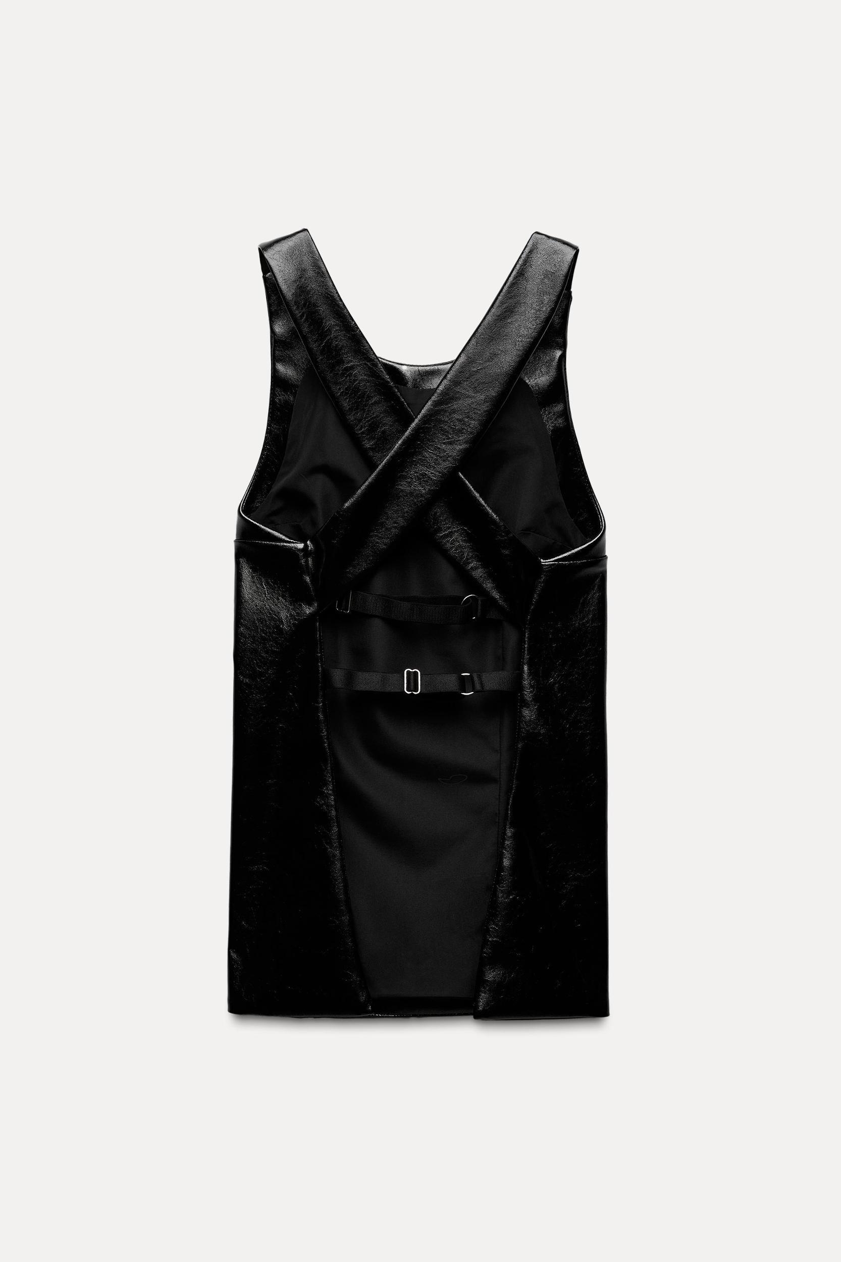 FAUX LEATHER TOP Product Image