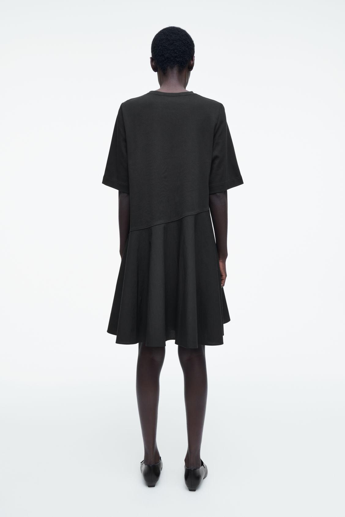 ASYMMETRIC MINI T-SHIRT DRESS Product Image