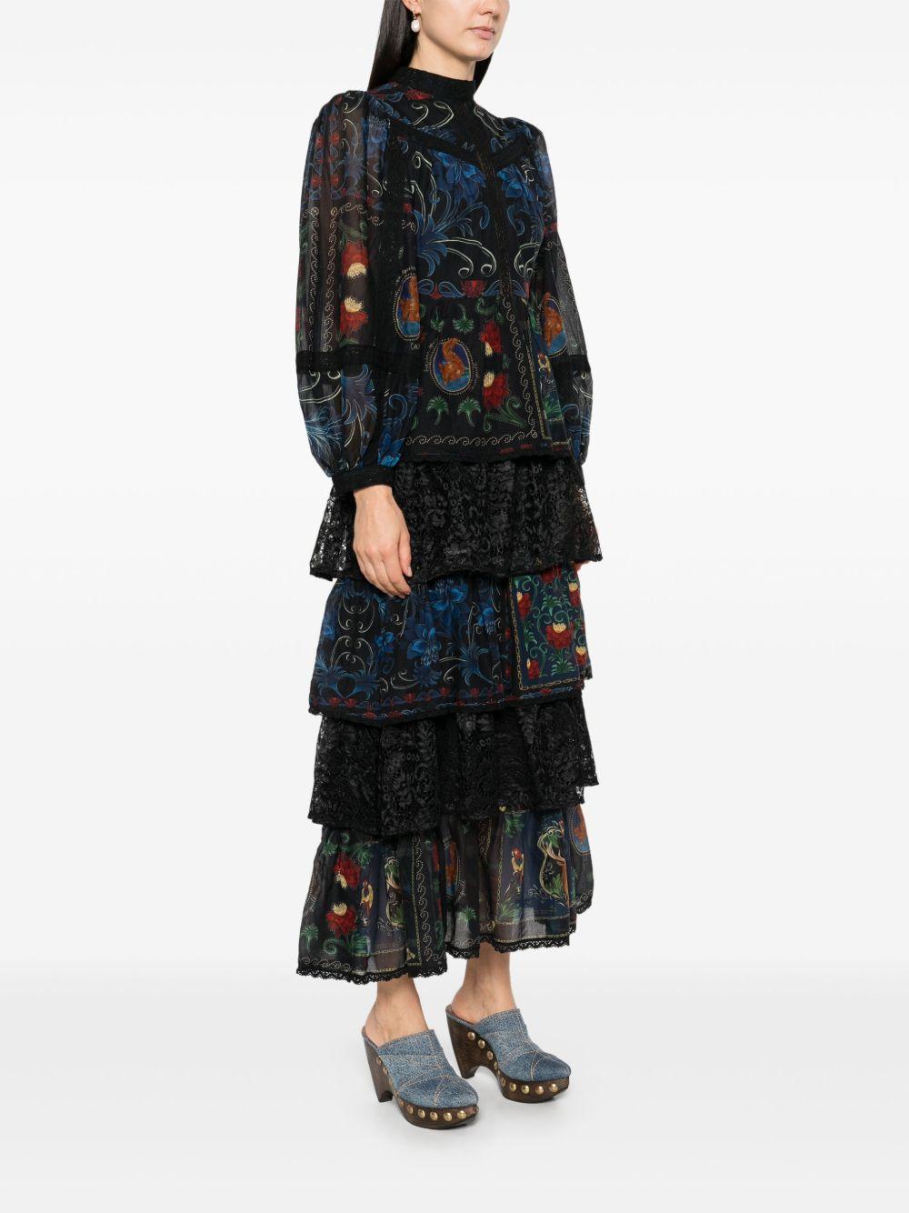 Arabesque Scarves maxi dress Product Image