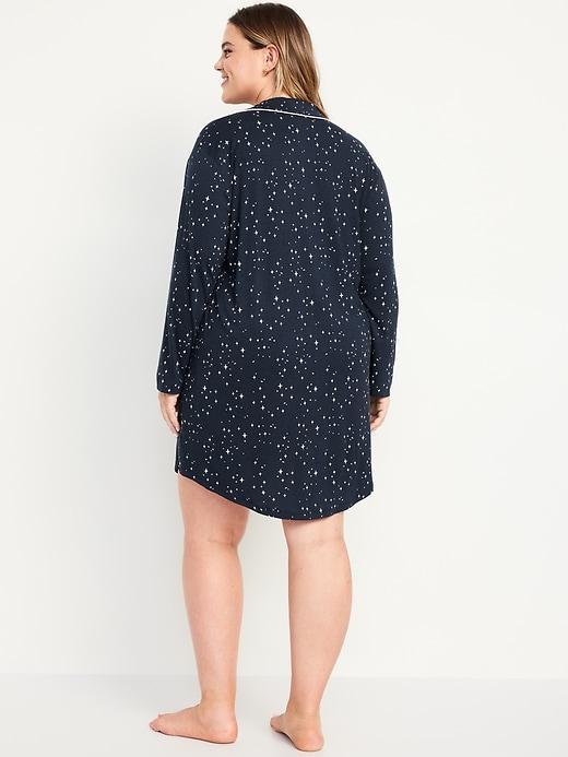 Knit Jersey Sleep Shirt Product Image