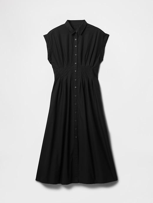 Poplin Midi Shirtdress Product Image