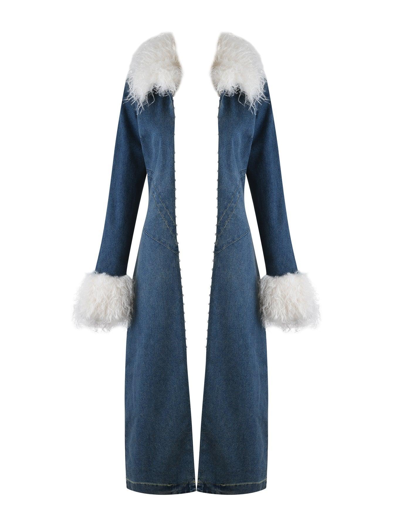 SYLVIE COAT - BLUE :  BLUE DENIM Product Image