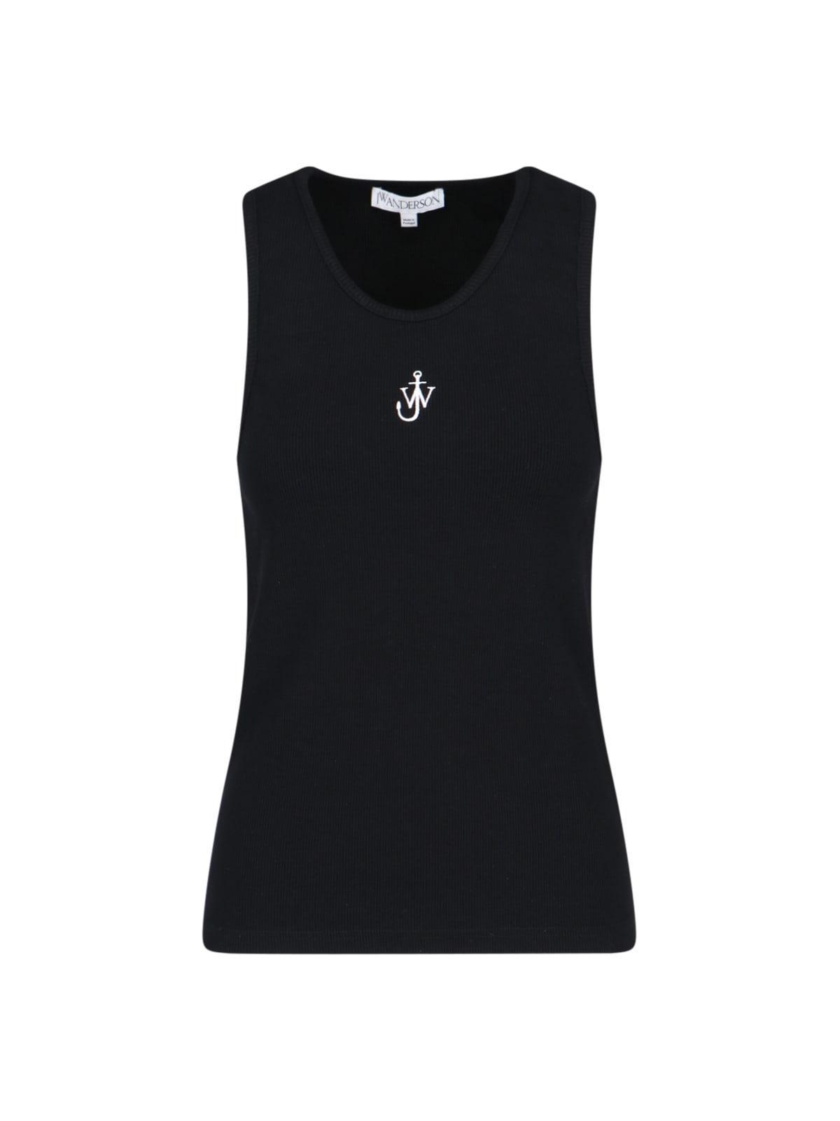 JW ANDERSON Anchor Tank Top In Black Product Image