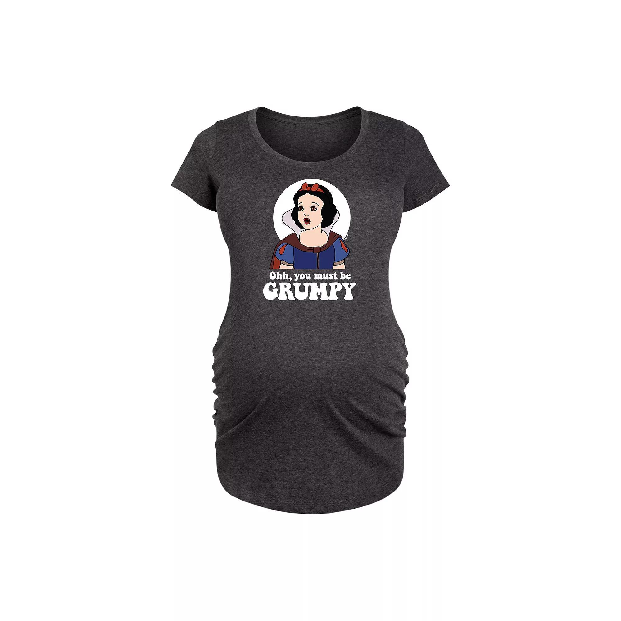 Maternity Be Kind Colorful Letters Graphic Tee, Womens Heather Grey Product Image