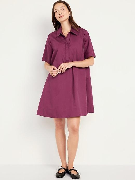 Mini Jean Shirt Dress Product Image