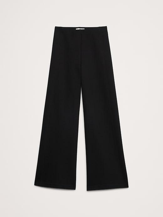 Wide-Leg Everywhere Ponte Cropped Pant Product Image