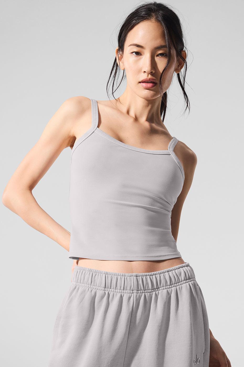 Washed Alosoft Sweet Talker Tank - Grey Sky Wash Product Image