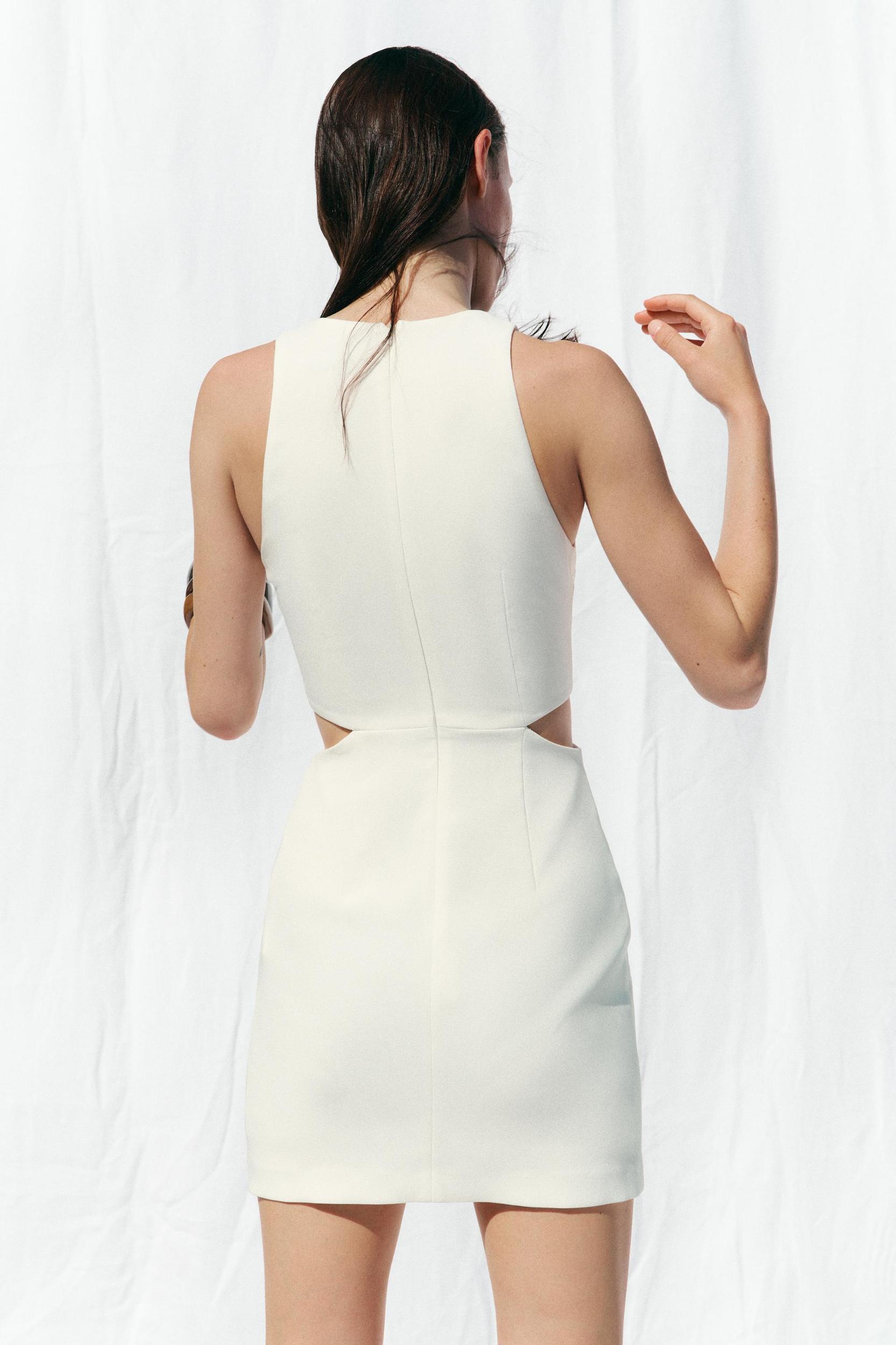 CUT OUT MINI DRESS Product Image