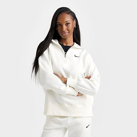 Nike Womens Sportswear Phoenix Fleece Oversized Quarter-Zip Sweatshirt Product Image