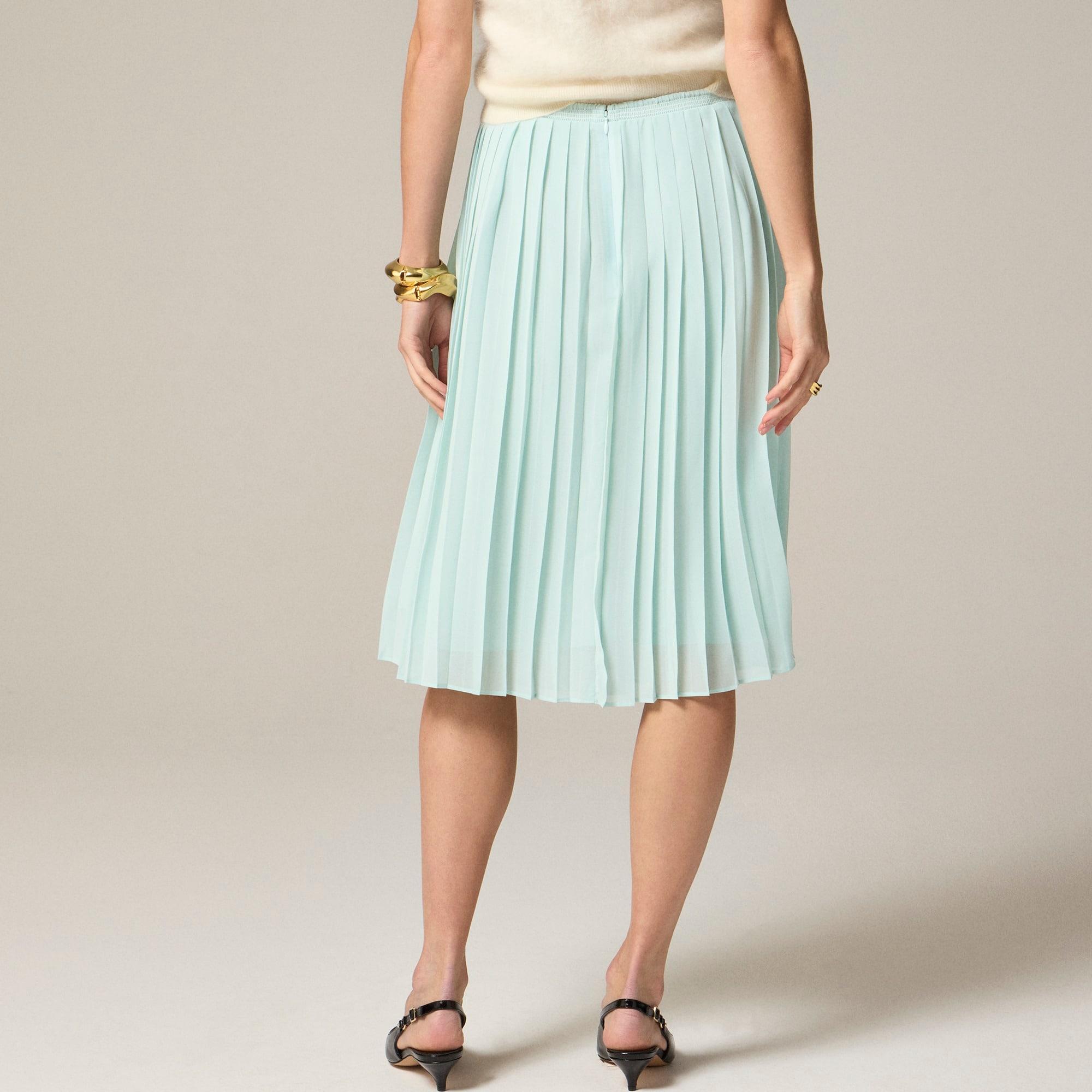 Pleated chiffon skirt Product Image