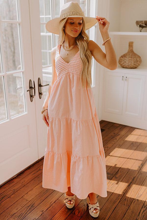 Sunny Horizon Maxi Dress in Blooming Dahlia Product Image