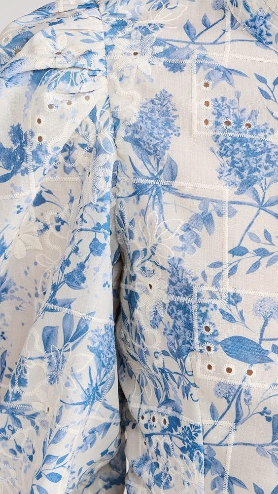 English Factory Digital Print Button Down Blouse | Shopbop Product Image