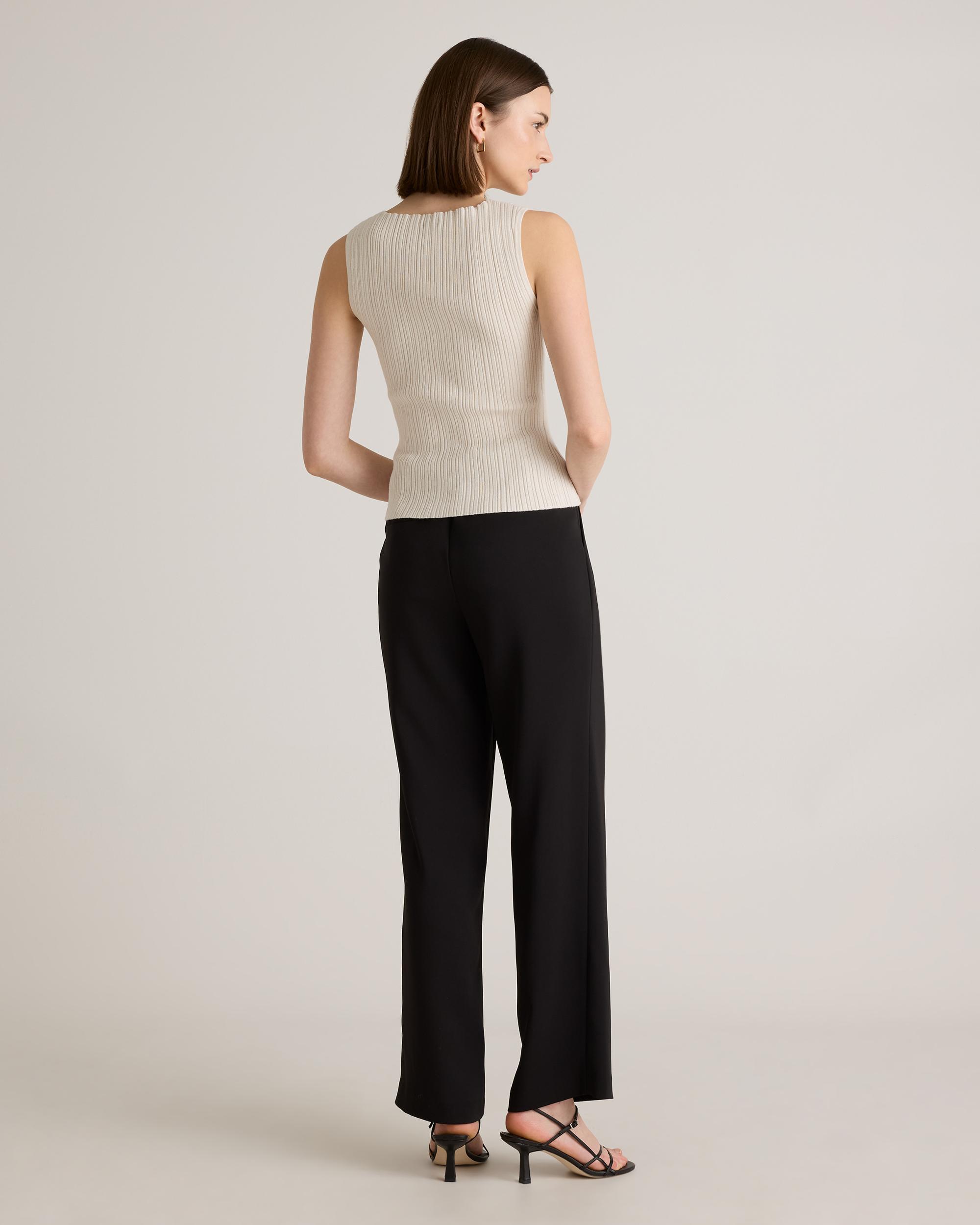 Quince | Women's Cotton Cashmere Ribbed Tank Top Size XL Product Image