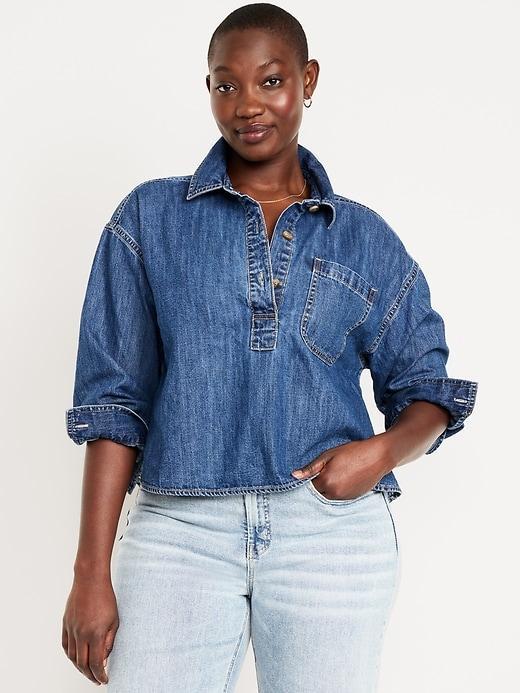 Jean Popover Shirt Product Image