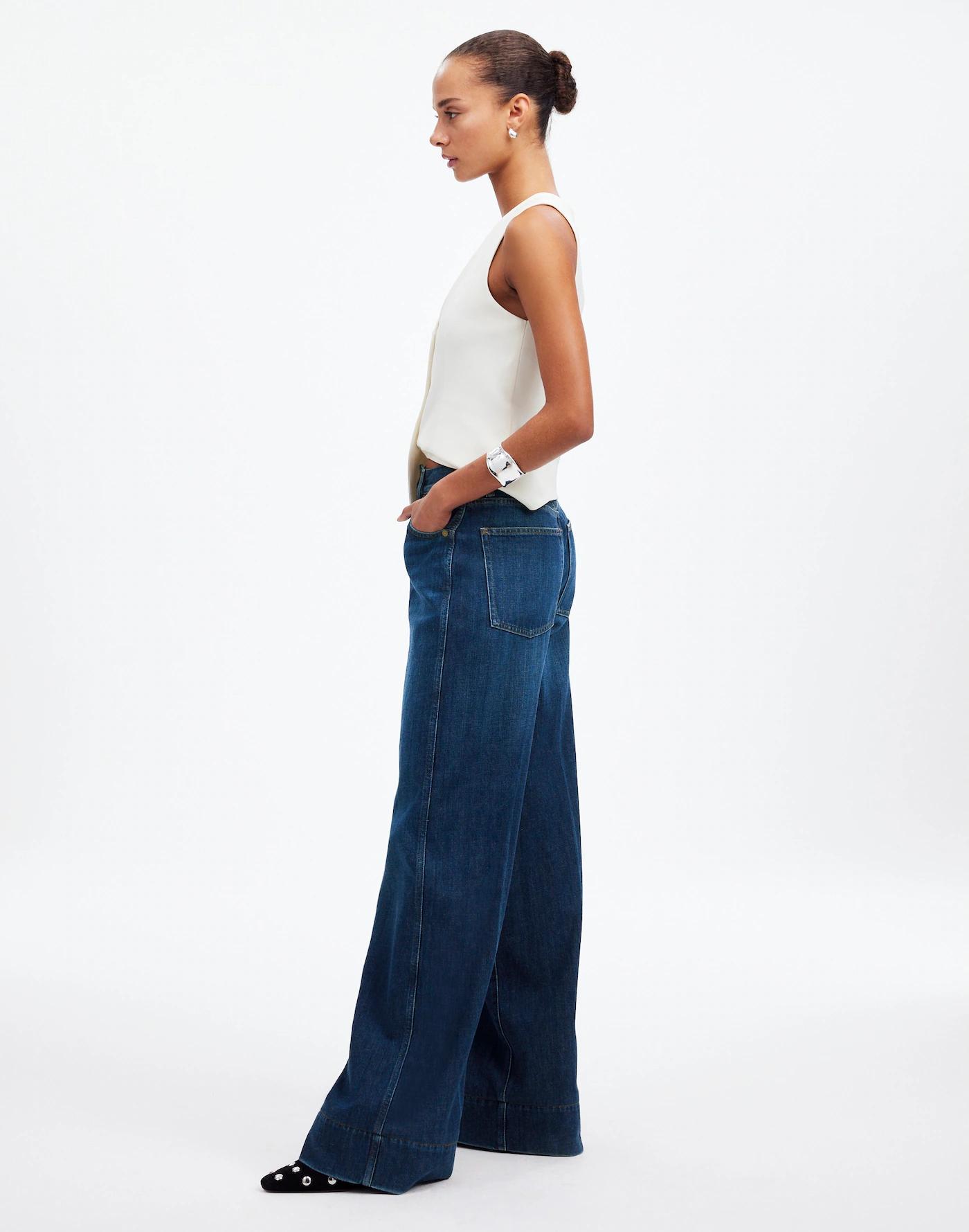 Tall Superwide-Leg Jeans: Softdrape Denim Edition Product Image