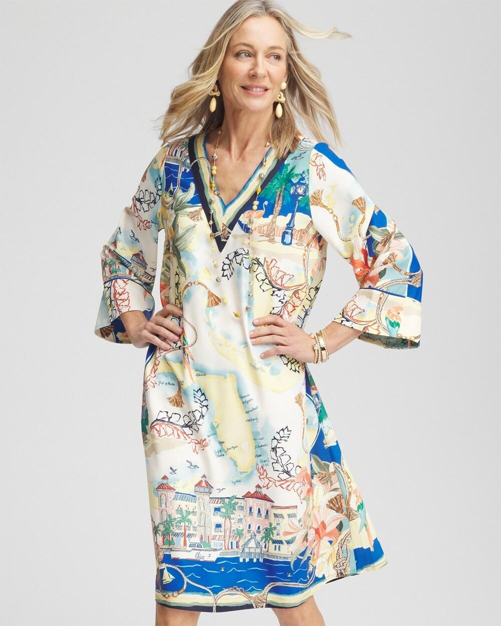 Sanibel Island V-Neck Midi Dress Product Image