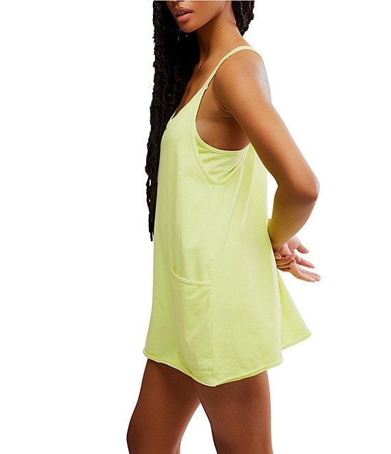 FP Movement Hot Shot V-Neck Sleeveless Patch Pocket Mini Dress Product Image